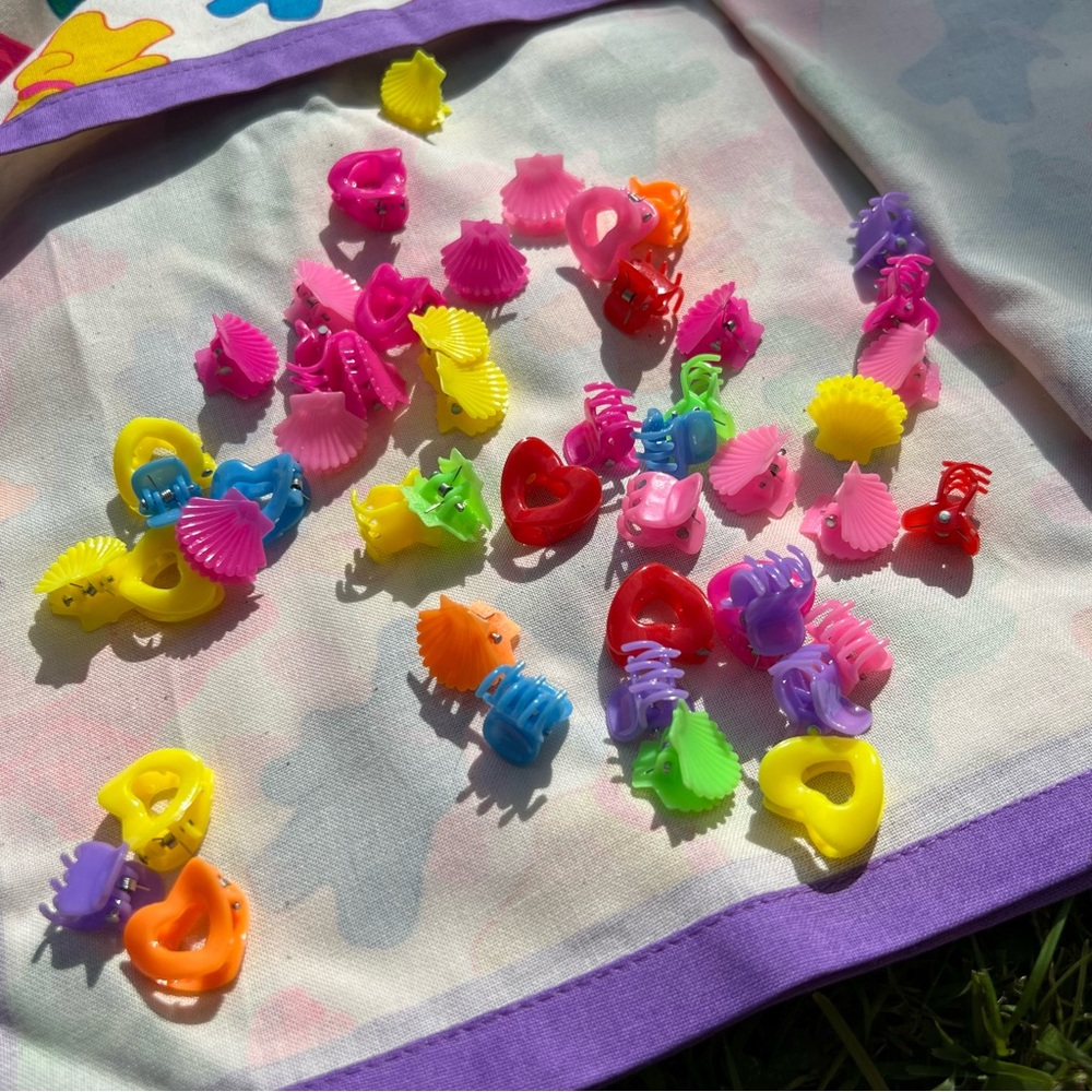 Colorful Y2K Hair Clips - Picture 6 of 6